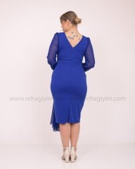 Şifon Kol Araboy Elbise | Saks